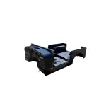 1987-1995 Wrangler YJ Tub - Blue | Solid Body | CJ7 Swap Candidate