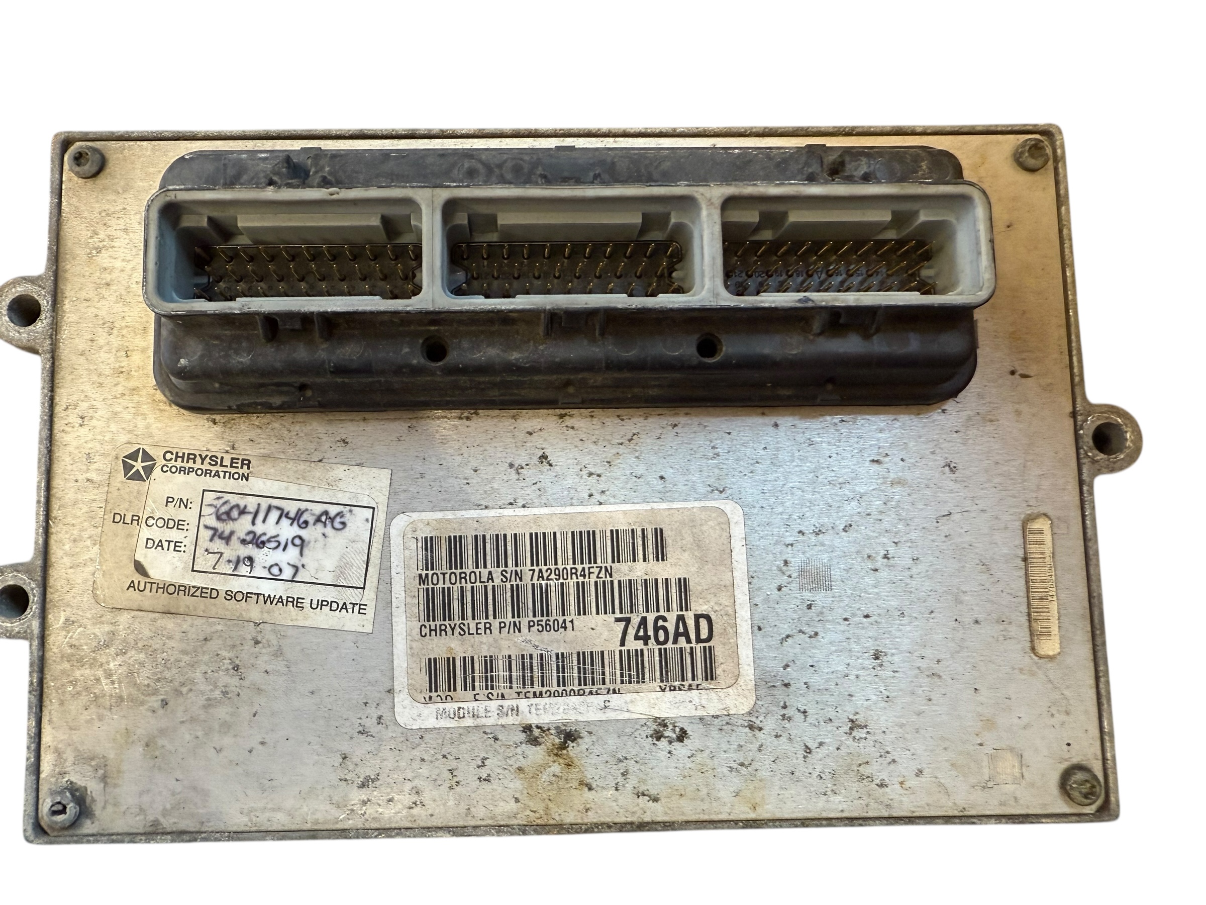 2001 Jeep Wrangler TJ 4.0L Automatic Engine Computer 56041746