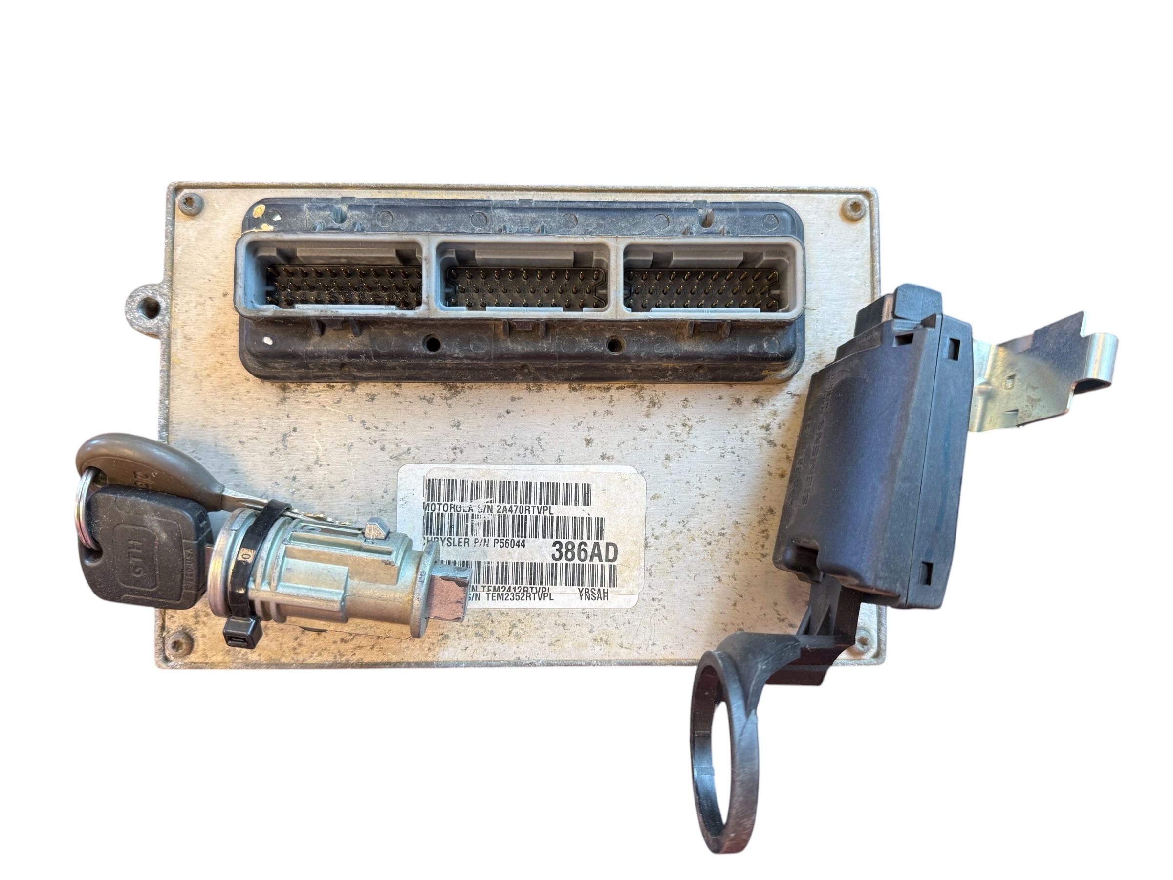 2003 Jeep Wrangler TJ Rubicon 4.0L AT Engine Computer PCM ECM SKIM & Keys | 56044386AD