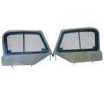 1997-2006 Jeep Wrangler TJ LJ Tan Half Door Uppers Sliding Glass