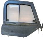 1997-2006 Jeep Wrangler TJ LJ Black Half Door Uppers Sliding Glass