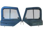 1997-2006 Jeep Wrangler TJ LJ Black Half Door Uppers Sliding Glass