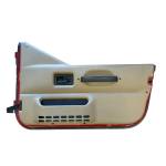 1997-2006 Jeep Wrangler TJ LJ Red Half Doors Tan Panels