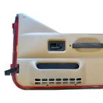 1997-2006 Jeep Wrangler TJ LJ Red Half Doors Tan Panels