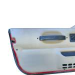 1997-2006 Jeep Wrangler TJ LJ Red Half Doors Tan Panels