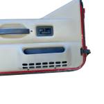 1997-2006 Jeep Wrangler TJ LJ Red Half Doors Tan Panels