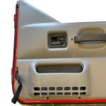 1997-2006 Jeep Wrangler TJ LJ Red Half Doors Gray Panels