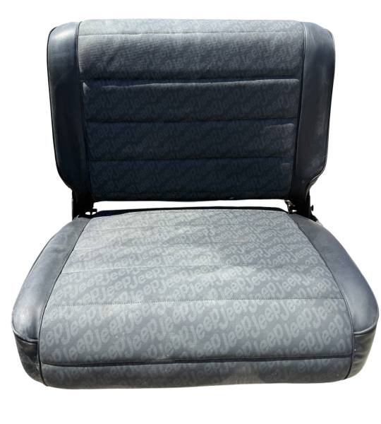 1987-1995 Jeep Wrangler YJ Black Vinyl Rear Seat OEM