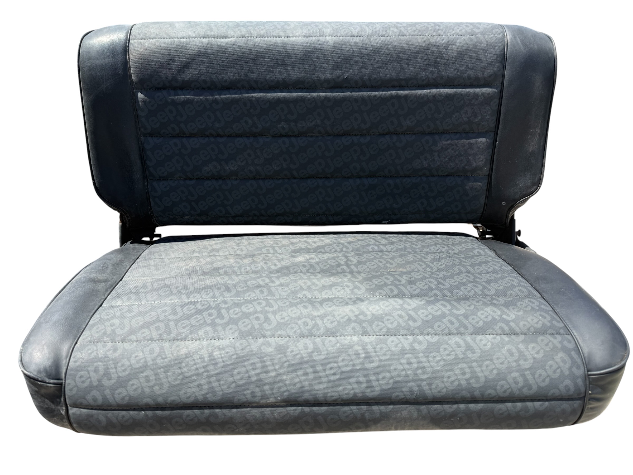 1987-1995 Jeep Wrangler YJ Black Vinyl Rear Seat OEM