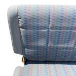 1997-2002 Jeep Wrangler TJ Rear Seat Light Gray Cloth Viny