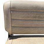 1987-1995 Jeep Wrangler YJ Rear Seat Ivory Tan Logo Vinyl