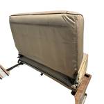 1987-1995 Jeep Wrangler YJ Rear Seat Ivory Tan Logo Vinyl