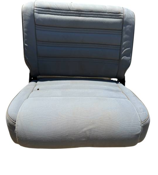 1987-1995 Jeep Wrangler YJ Foldable Rear Seat Tumble Gray Cloth