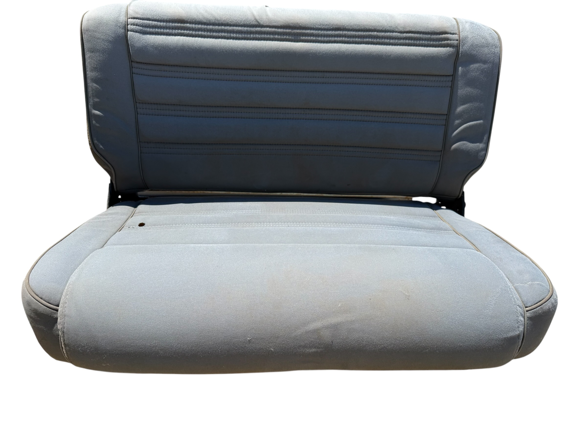 1987-1995 Jeep Wrangler YJ Foldable Rear Seat Tumble Gray Cloth