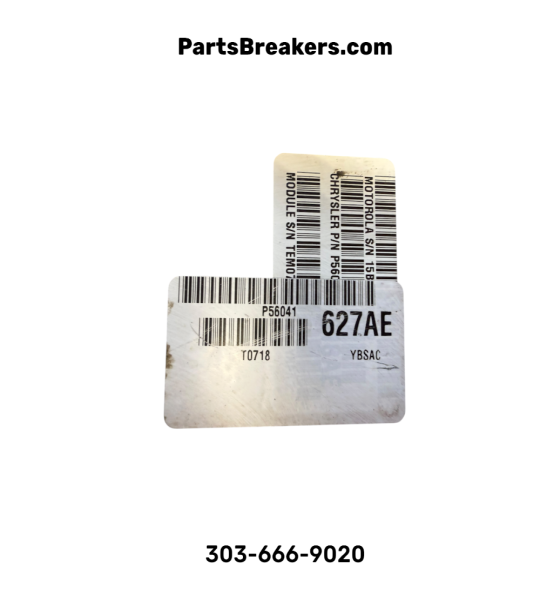 1998 Jeep Wrangler TJ 4.0L Automatic Engine Computer 56041627AE