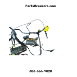 2001 Jeep Wrangler TJ Interior Dash Fuse Box & Wire Harness 56047003AD