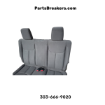 2011-2018 Jeep Wrangler JK 2-Door Rear Bench Seat Grey Cloth OEM