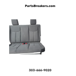 2011-2018 Jeep Wrangler JK 2-Door Rear Bench Seat Grey Cloth OEM