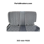 2003-2006 Jeep Wrangler TJ LJ Rear Bench Seat Black Fabric OEM