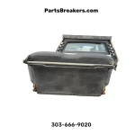 2003-2006 Jeep Wrangler TJ LJ Rear Bench Seat Black Fabric OEM