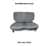 2003-2006 Jeep Wrangler TJ LJ Rear Bench Seat Black Fabric OEM