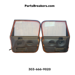 1997-2006 Jeep Wrangler TJ LJ Full Door Set Doors Driver Passenger Amber Fire Pearl PV3 XV3 | OEM