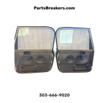 1997-2006 Jeep Wrangler TJ LJ Full Door Set Doors Driver Passenger Silverstone Metallic PS5 | OEM