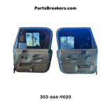 1997-2006 Jeep Wrangler TJ LJ Full Door Set Doors Driver Passenger Intense Blue Pearlcoat PB3 | OEM