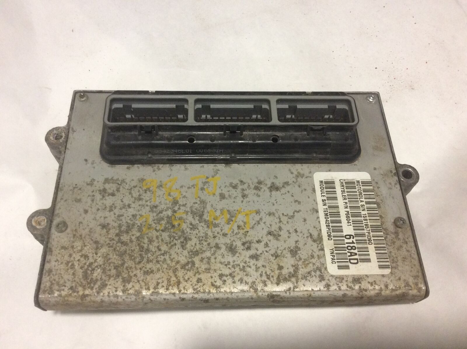 56041618AD 1998 Wrangler TJ 2.5L ECM Manual Federal 4WD 