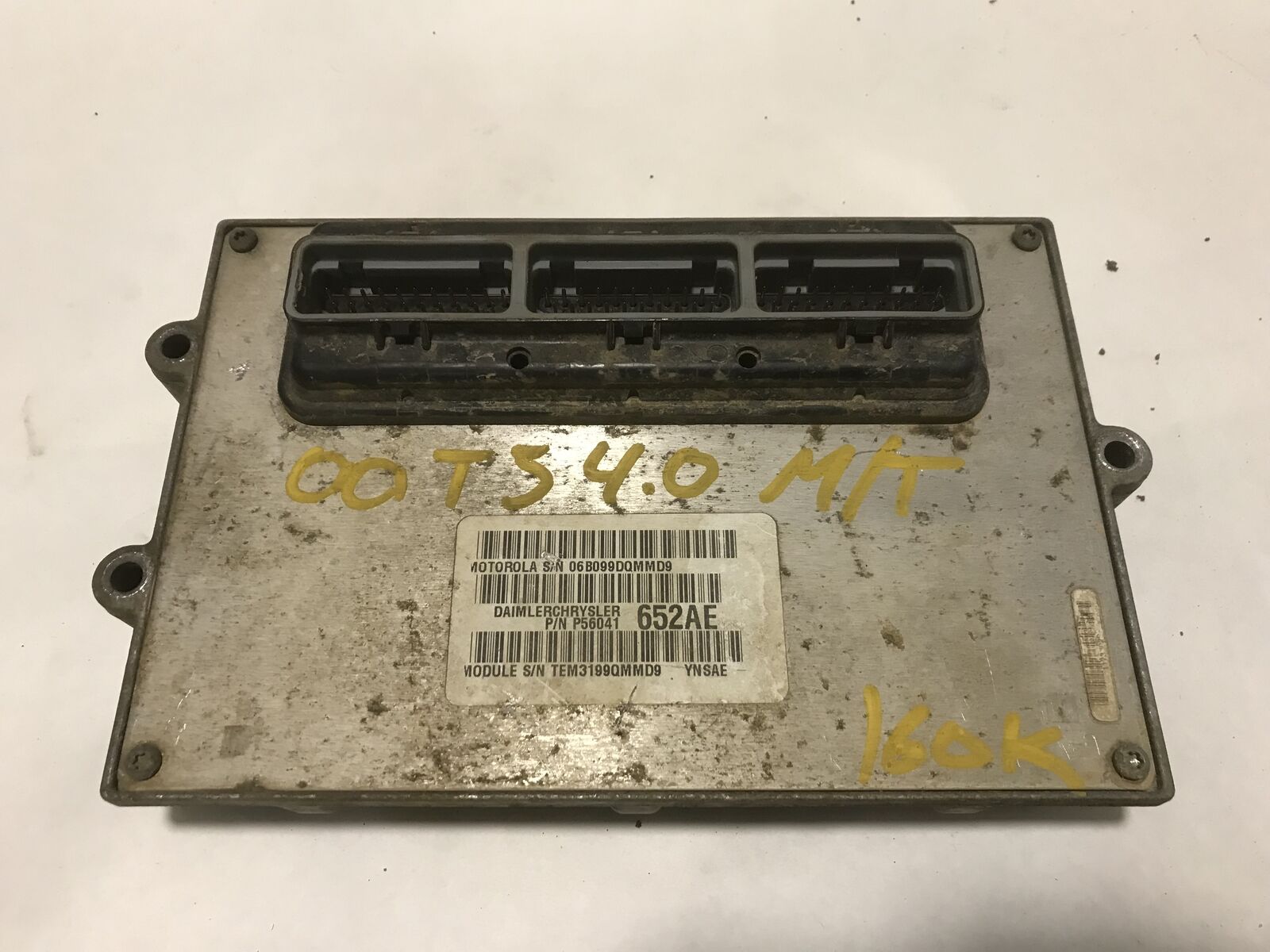 56041652 2000 Wrangler TJ 4.0L ECM Manual Federal 