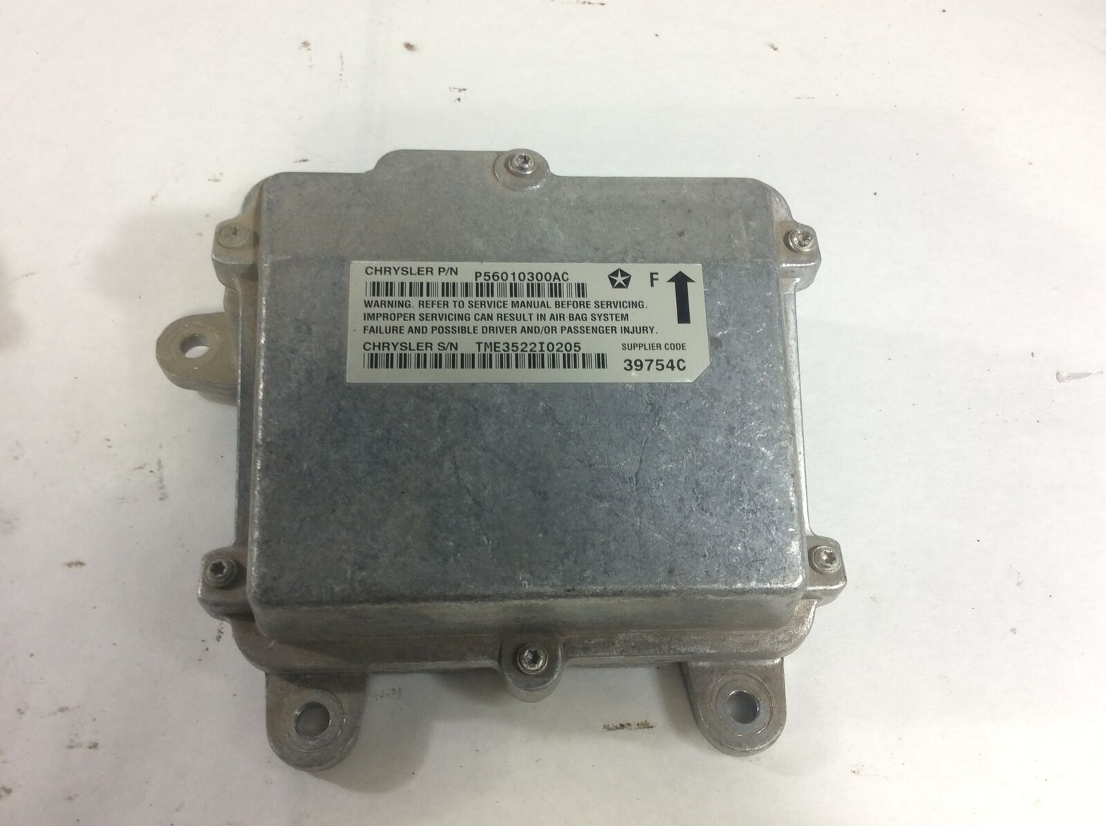 Wrangler Air Bag Control Module Passenger Dash Airbag TJ 56010300AC