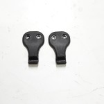 Wrangler TJ Sun Visor Clip Set of 2 Top of Windshield Frame 97-02 55217264AB