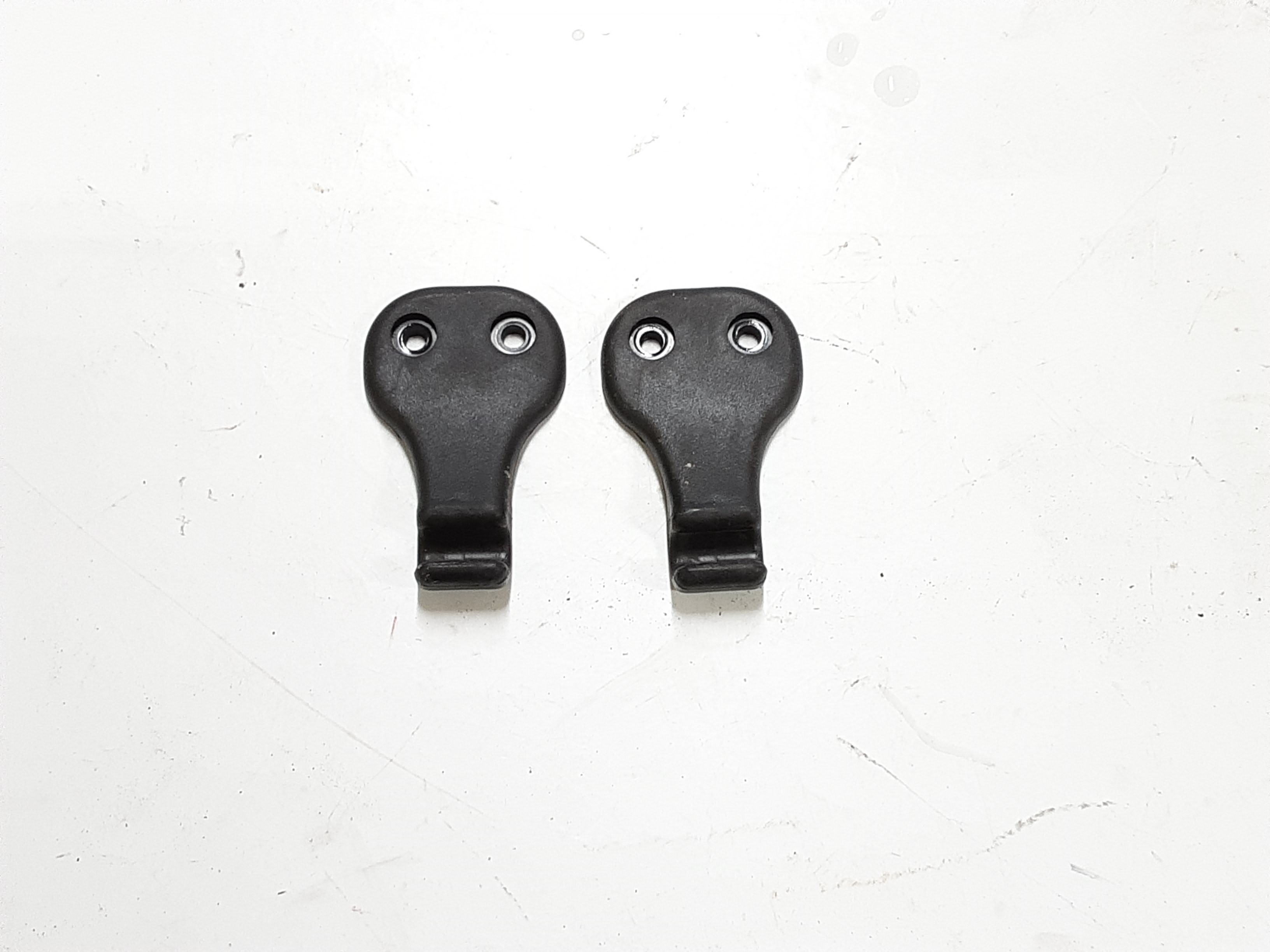 Wrangler TJ Sun Visor Clip Set of 2 Top of Windshield Frame 97-02 55217264AB