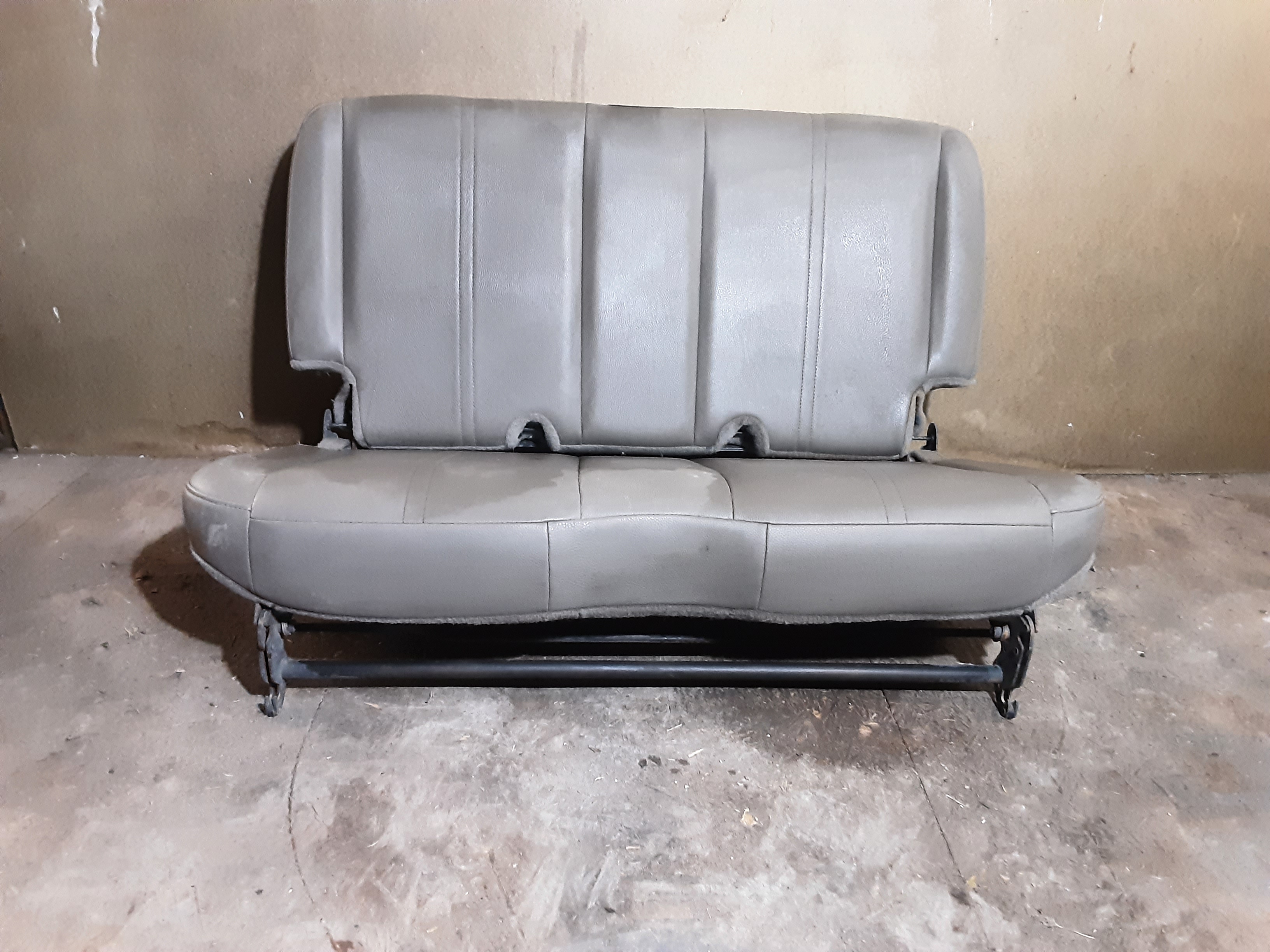 Wrangler TJ LJ Rear Bench Seat Gray Leather 03-06