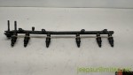 Jeep Wrangler YJ Cherokee XJ 4.0 6 Cylinder Fuel Rail with Injectors 53030435 1991-1995
