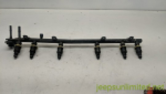 Jeep Wrangler YJ Cherokee XJ 4.0 6 Cylinder Fuel Rail with Injectors 53030435 1991-1995