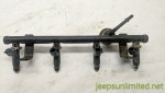 Wrangler TJ Fuel Rail with Injectors 2.4L 4 Cylinder 03-06 5135582AB