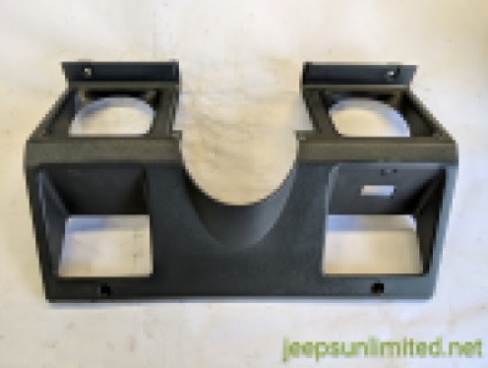Gauge Cluster Instrument Dash Panel Bezel Cinder Charcoal Black 87-95 YJ 5AS80KXA