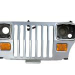 Wrangler YJ Grille Radiator Support Silver 87-95