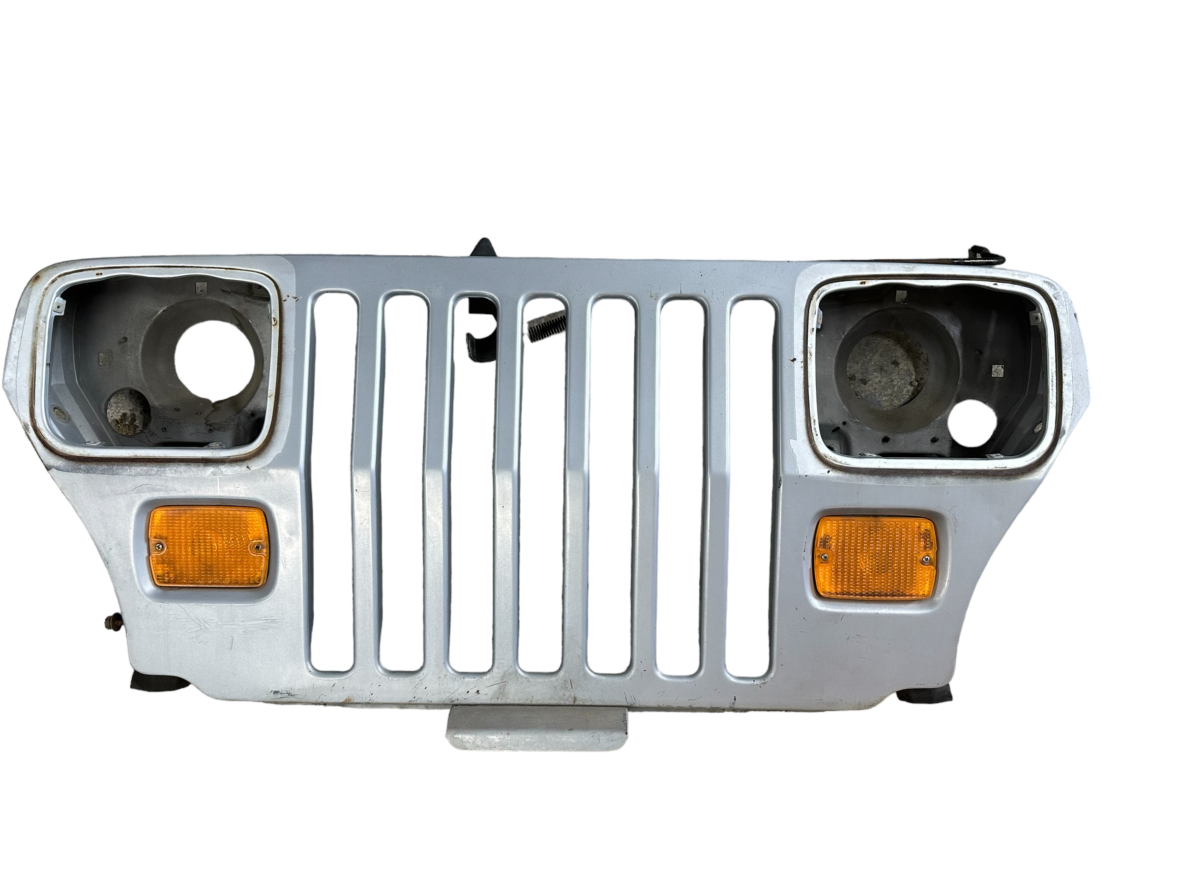 Wrangler YJ Grille Radiator Support Silver 87-95