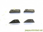 2003-2006 Jeep Wrangler TJ Rear Seat Mounting Bracket Kit Strikers 55395010AA