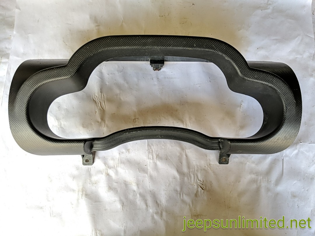2007-2010 Jeep Wrangler JK JKU Instrument Gauge Cluster Bezel Slate Gray 5KD001DVAA