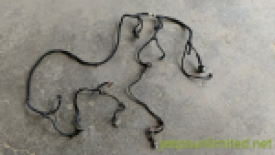 1998-1999 Jeep Wrangler TJ Front Grille Headlight Wiring Harness 56010278AD