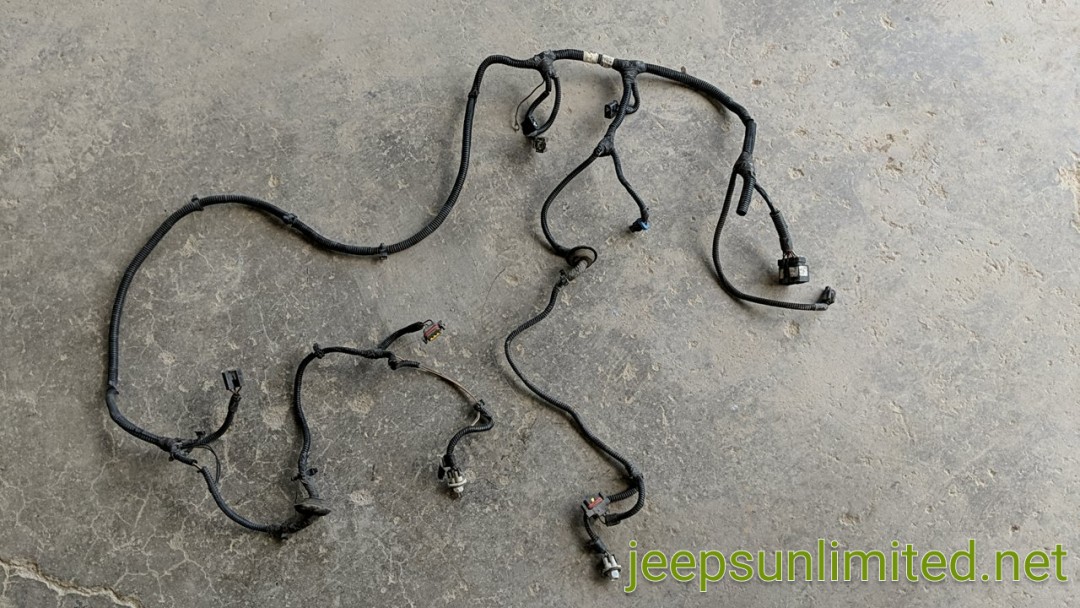 1998-1999 Jeep Wrangler TJ Front Grille Headlight Wiring Harness 56010278AD