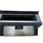 Wrangler YJ Glove Box Gray Chrome Overlay 1987-1995 