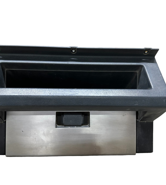 Wrangler YJ Glove Box Gray Chrome Overlay 1987-1995 