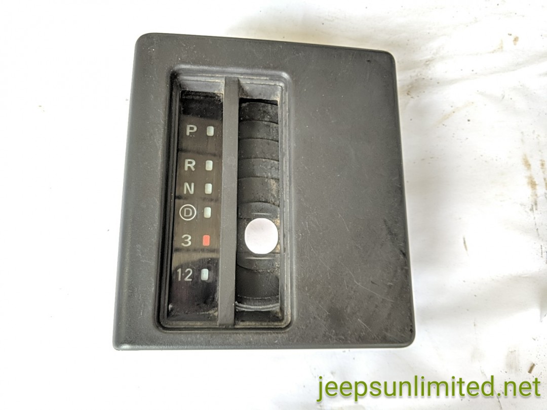 1997-2001 Jeep Cherokee XJ Automatic Shift Indicator Bezel Dial Center Console 5EK03LAZAC