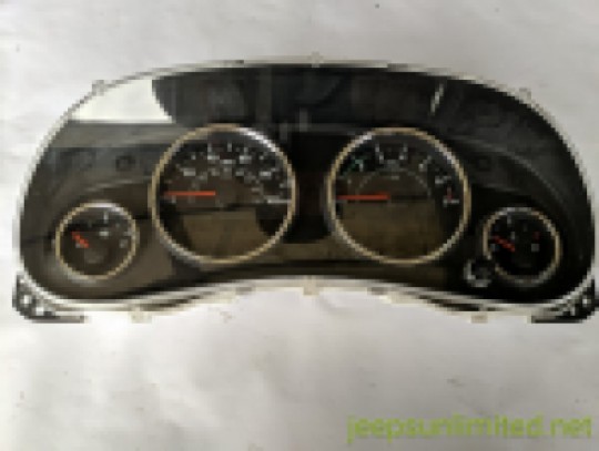 Instrument Gauge Cluster Speedometer 52,000 Miles 14-18 JK 56054392AF