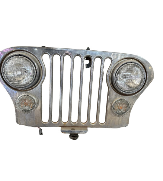CJ Grille Headlights Marker Lights Chrome