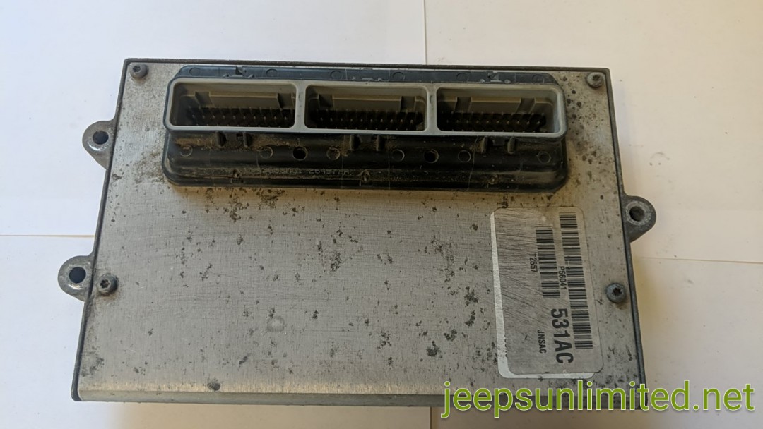 56041531AC 1998 Cherokee XJ 4.0L ECM Manual Federal 